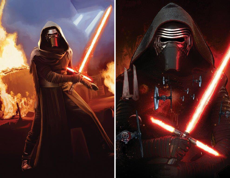 Illustration for article titled Primeras fotos en detalle de los villanos de Star Wars Episodio VII